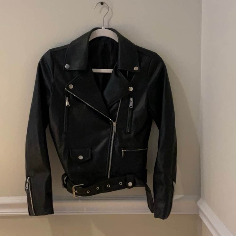 Woman’s Biker Jacket by MILUOSIYU